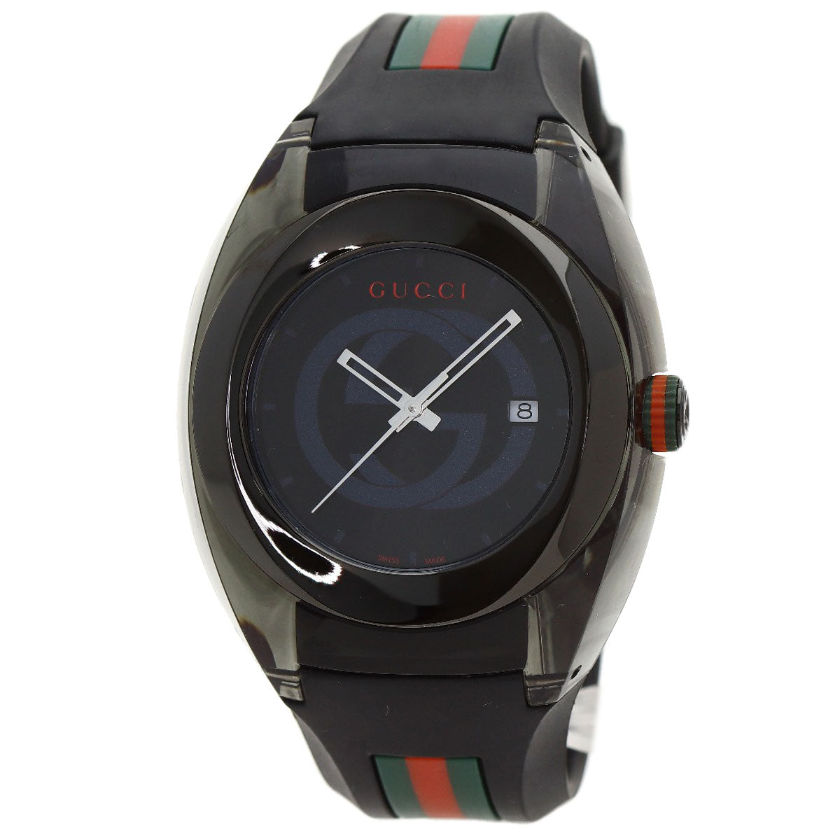 GUCCI SYNC Sherry Line Watches 137.1 Stainless Steel/Rubber mens