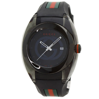 GUCCI SYNC Sherry Line Watches 137.1 Stainless Steel/Rubber mens