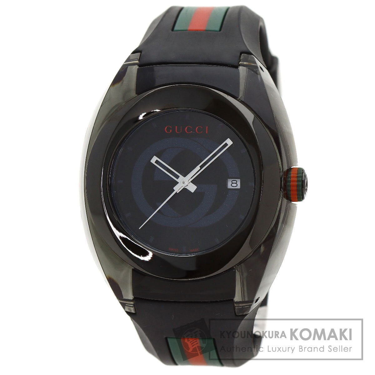GUCCI SYNC Sherry Line Watches 137.1 Stainless Steel/Rubber mens