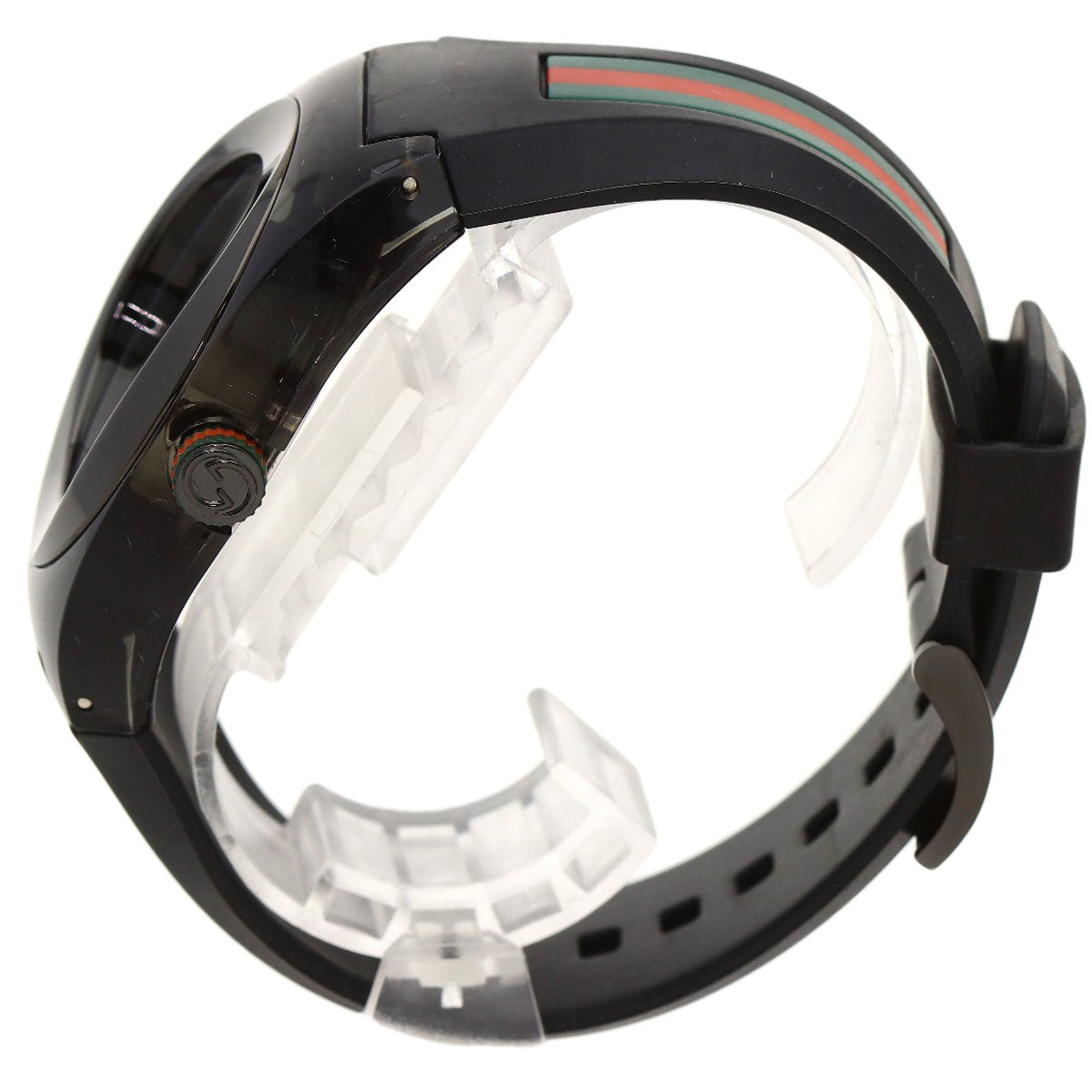 GUCCI SYNC Sherry Line Watches 137.1 Stainless Steel/Rubber mens