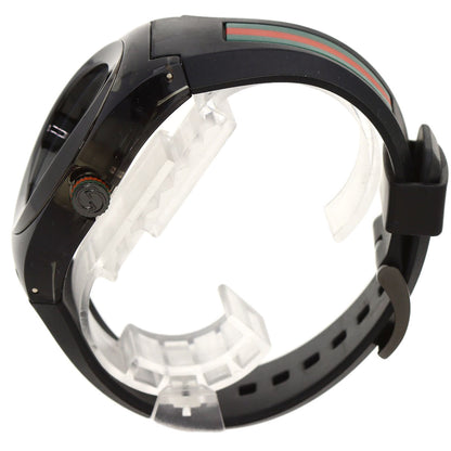 GUCCI SYNC Sherry Line Watches 137.1 Stainless Steel/Rubber mens