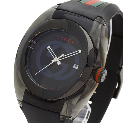 GUCCI SYNC Sherry Line Watches 137.1 Stainless Steel/Rubber mens