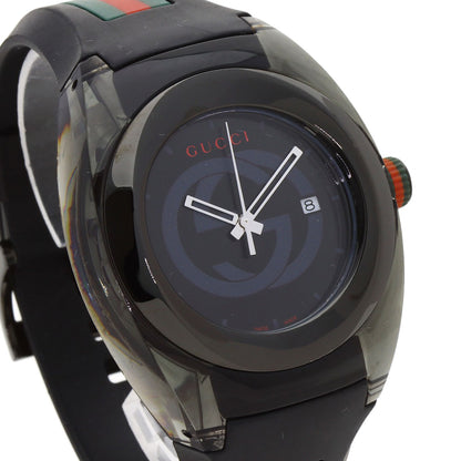 GUCCI SYNC Sherry Line Watches 137.1 Stainless Steel/Rubber mens