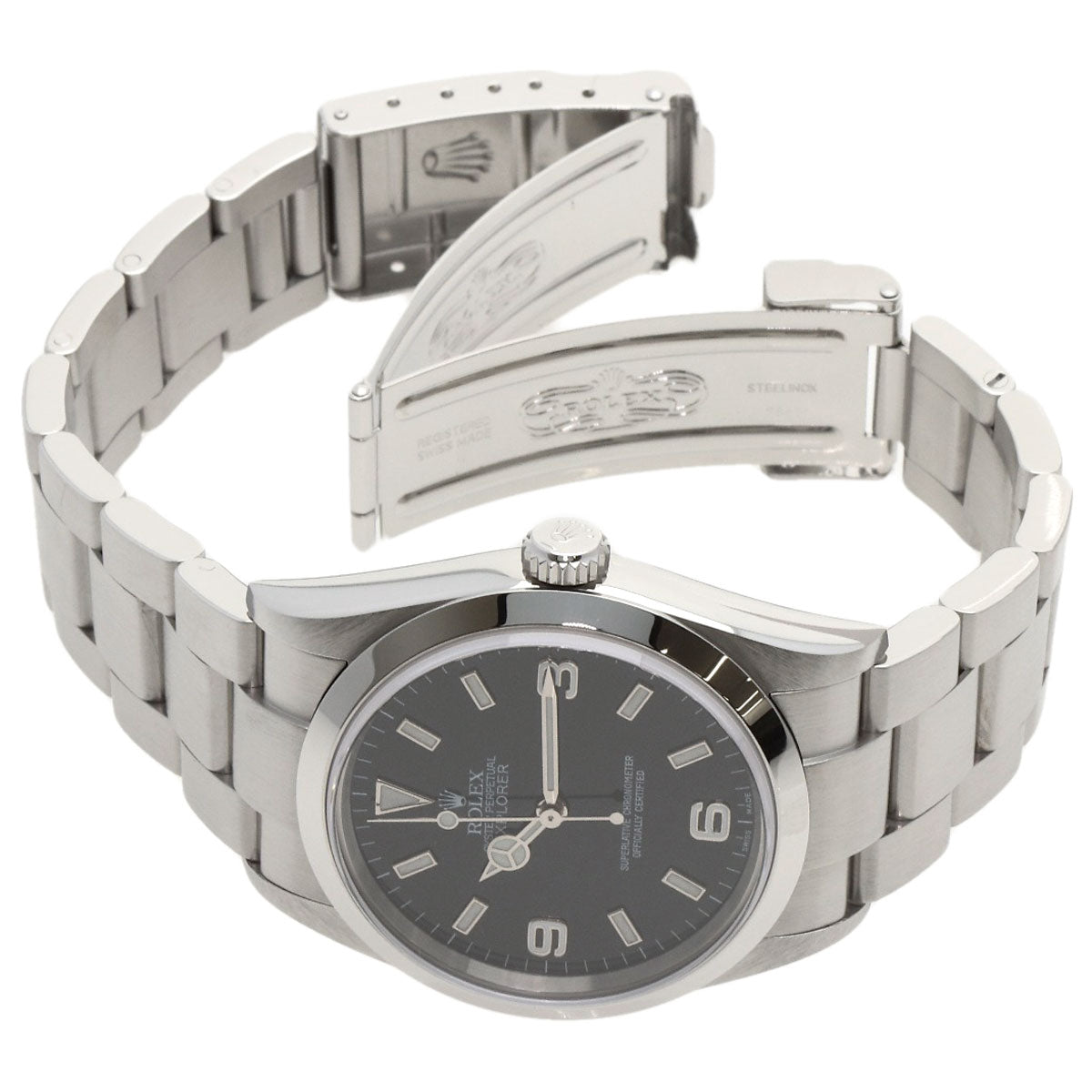 ROLEX Explorer 1 Watches 114270 Stainless Steel/Stainless Steel mens