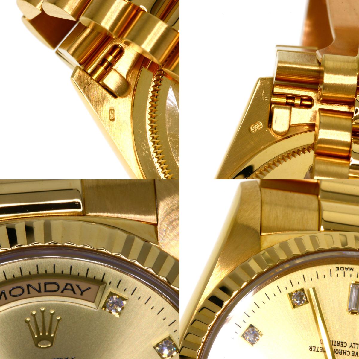 ROLEX Day date Watches 18238A K18 Yellow Gold/18K Yellow Gold mens