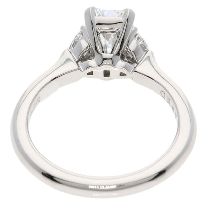 GRAFF Promise Emerald Cut Diamond D-VS2 Ring Platinum PT950 Ladies [Used]