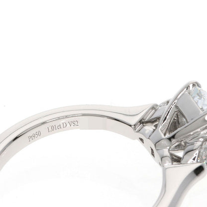 GRAFF Promise Emerald Cut Diamond D-VS2 Ring Platinum PT950 Ladies [Used]