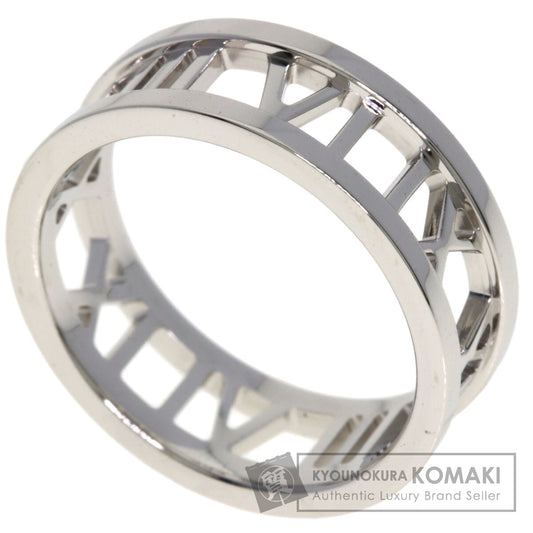 TIFFANY&Co. Open atlas Ring K18 White Gold Ladies [Used]