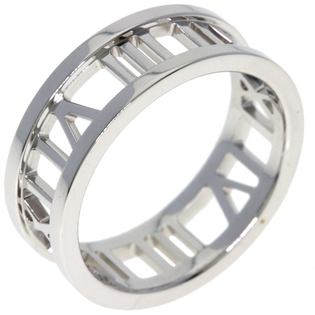TIFFANY&Co. Open atlas Ring K18 White Gold Ladies [Used]