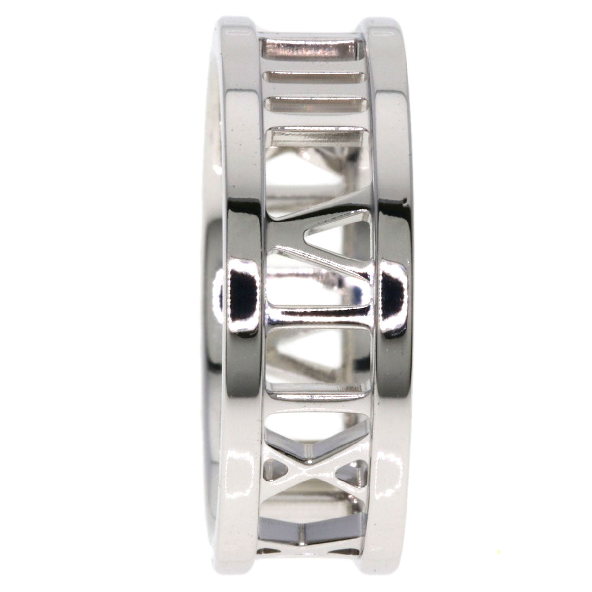 TIFFANY&Co. Open atlas Ring K18 White Gold Ladies [Used]