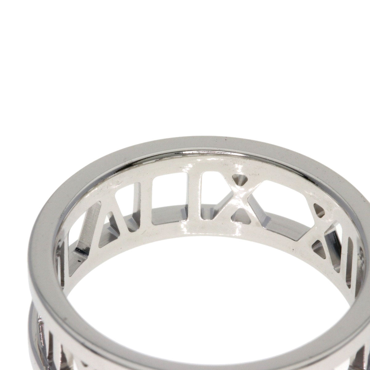 TIFFANY&Co. Open atlas Ring K18 White Gold Ladies [Used]