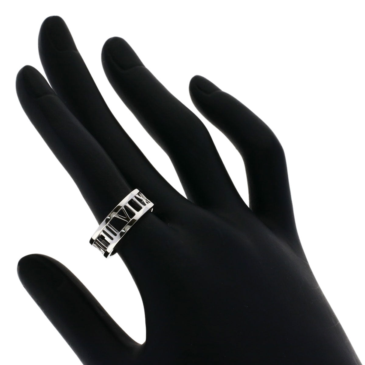 TIFFANY&Co. Open atlas Ring K18 White Gold Ladies [Used]