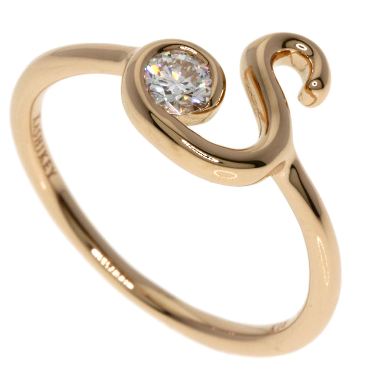 Kashikey Diamond Ring K18 Pink Gold Ladies [Used]