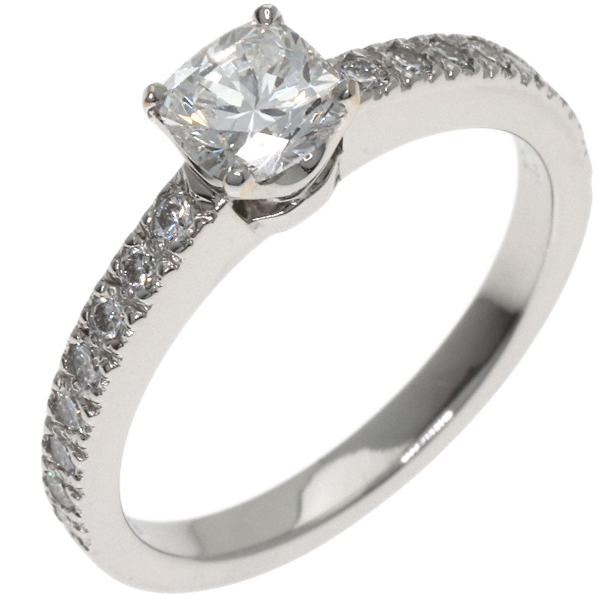 TIFFANY&Co. Solitaire Diamond Ring Platinum PT950 Ladies [Used]
