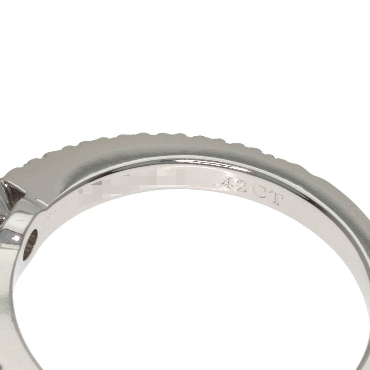 TIFFANY&Co. Solitaire Diamond Ring Platinum PT950 Ladies [Used]