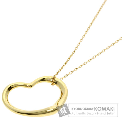 TIFFANY&Co. Open heart Necklace K18 Yellow Gold Ladies [Used]