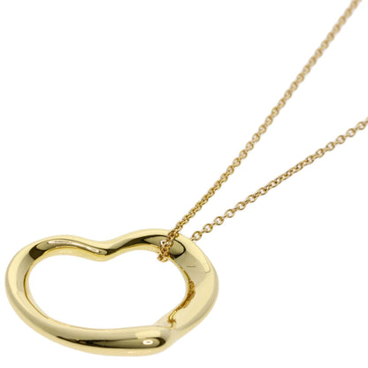 TIFFANY&Co. Open heart Necklace K18 Yellow Gold Ladies [Used]
