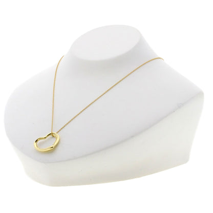 TIFFANY&Co. Open heart Necklace K18 Yellow Gold Ladies [Used]