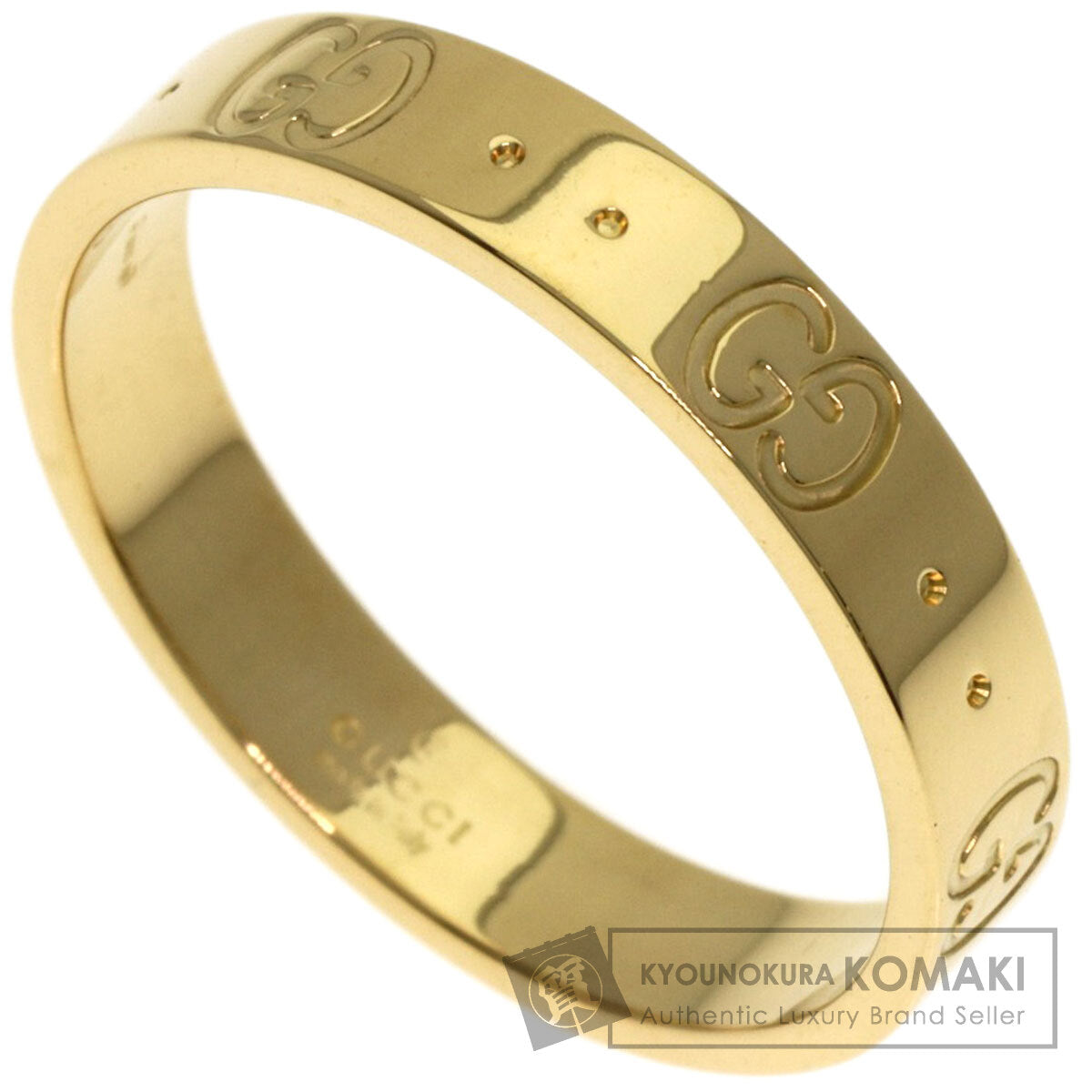 GUCCI Icon #18 Ring K18 Yellow Gold Ladies [Used]