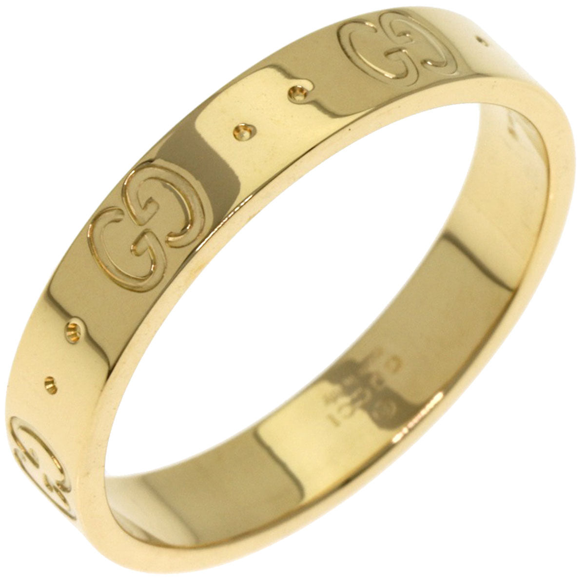 GUCCI Icon #18 Ring K18 Yellow Gold Ladies [Used]
