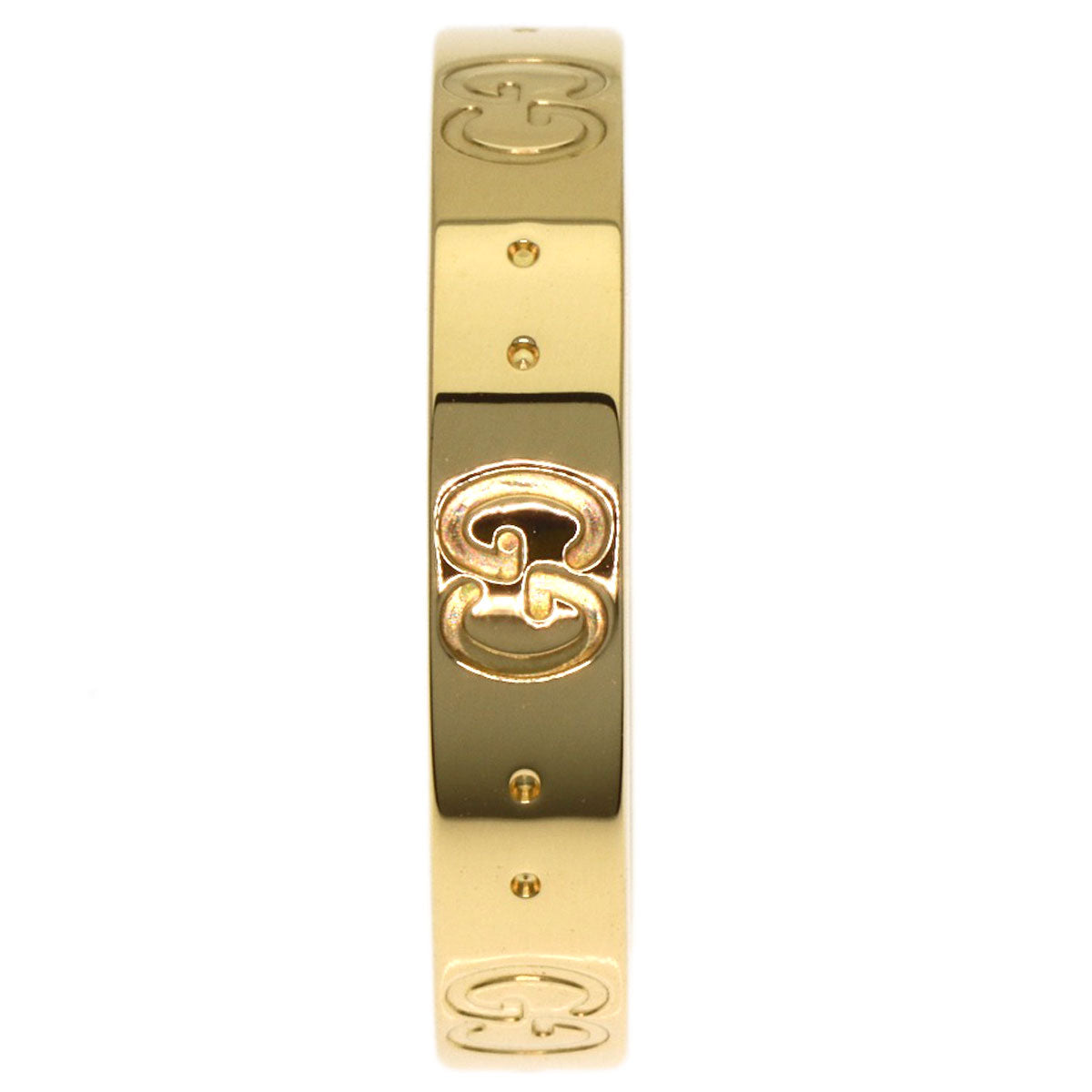GUCCI Icon #18 Ring K18 Yellow Gold Ladies [Used]