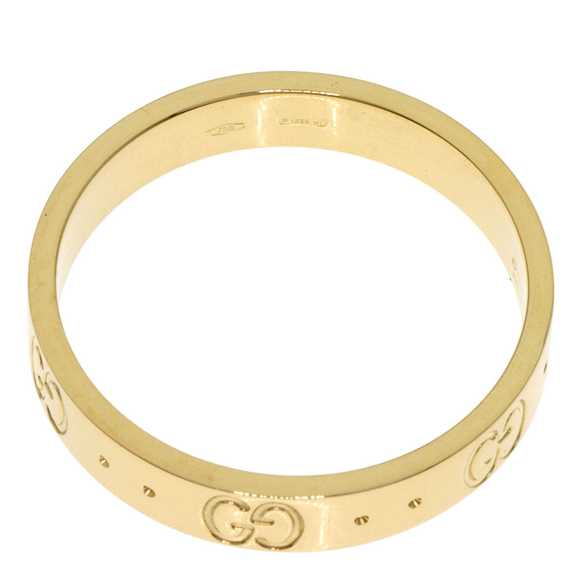 GUCCI Icon #18 Ring K18 Yellow Gold Ladies [Used]