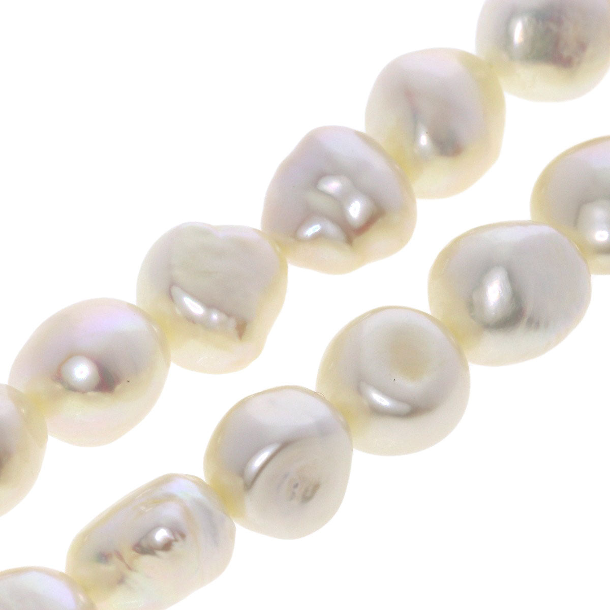 TASAKI Baroque pearl Pearl Necklace K18 Yellow Gold Ladies [Used]