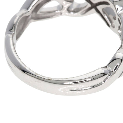 TIFFANY&Co. Double Loving Heart Diamond Ring K18 White Gold Ladies [Used]