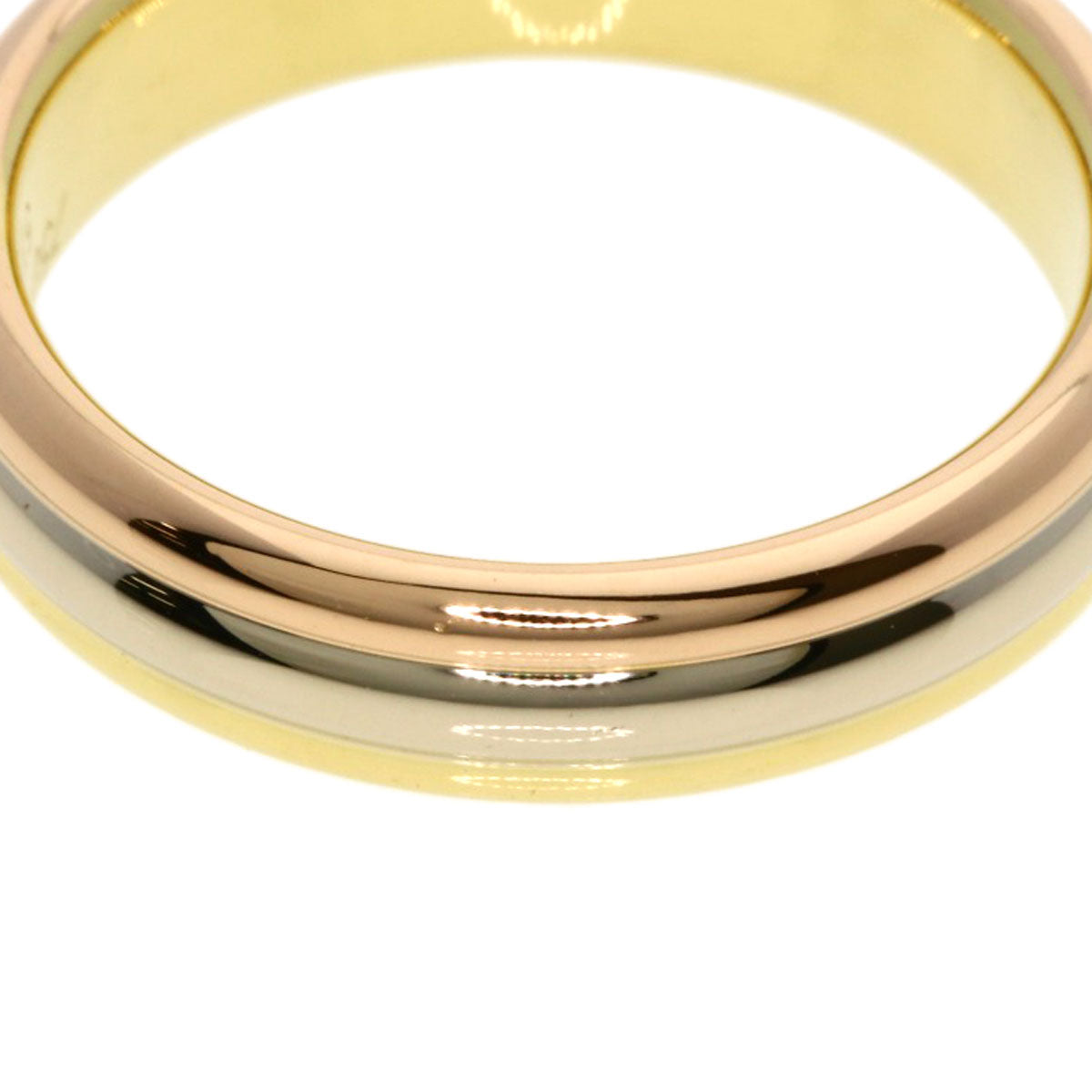 CARTIER Three Color Wedding #57 Ring K18 Yellow Gold K18 White GoldLadies [Used]