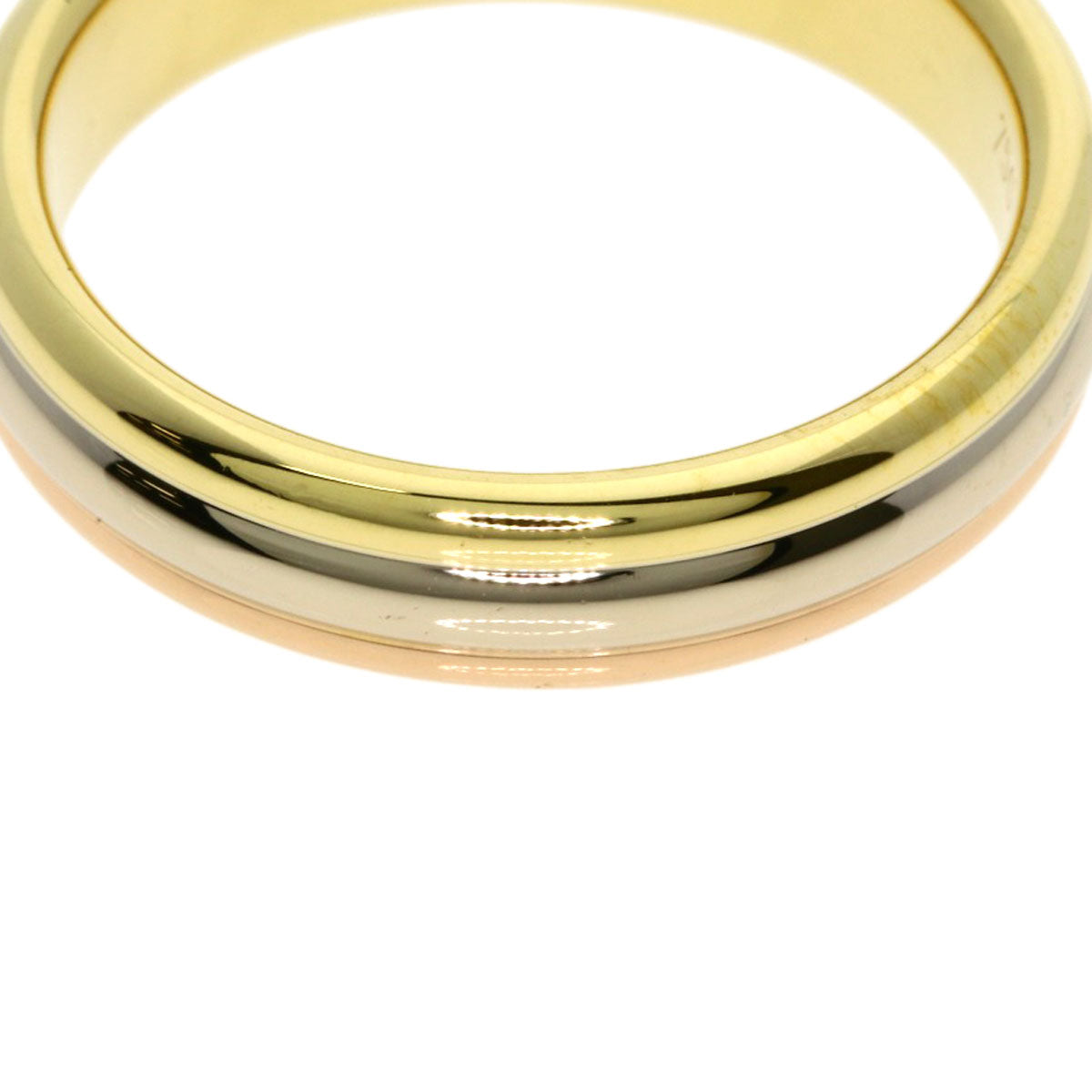 CARTIER Three Color Wedding #57 Ring K18 Yellow Gold K18 White GoldLadies [Used]