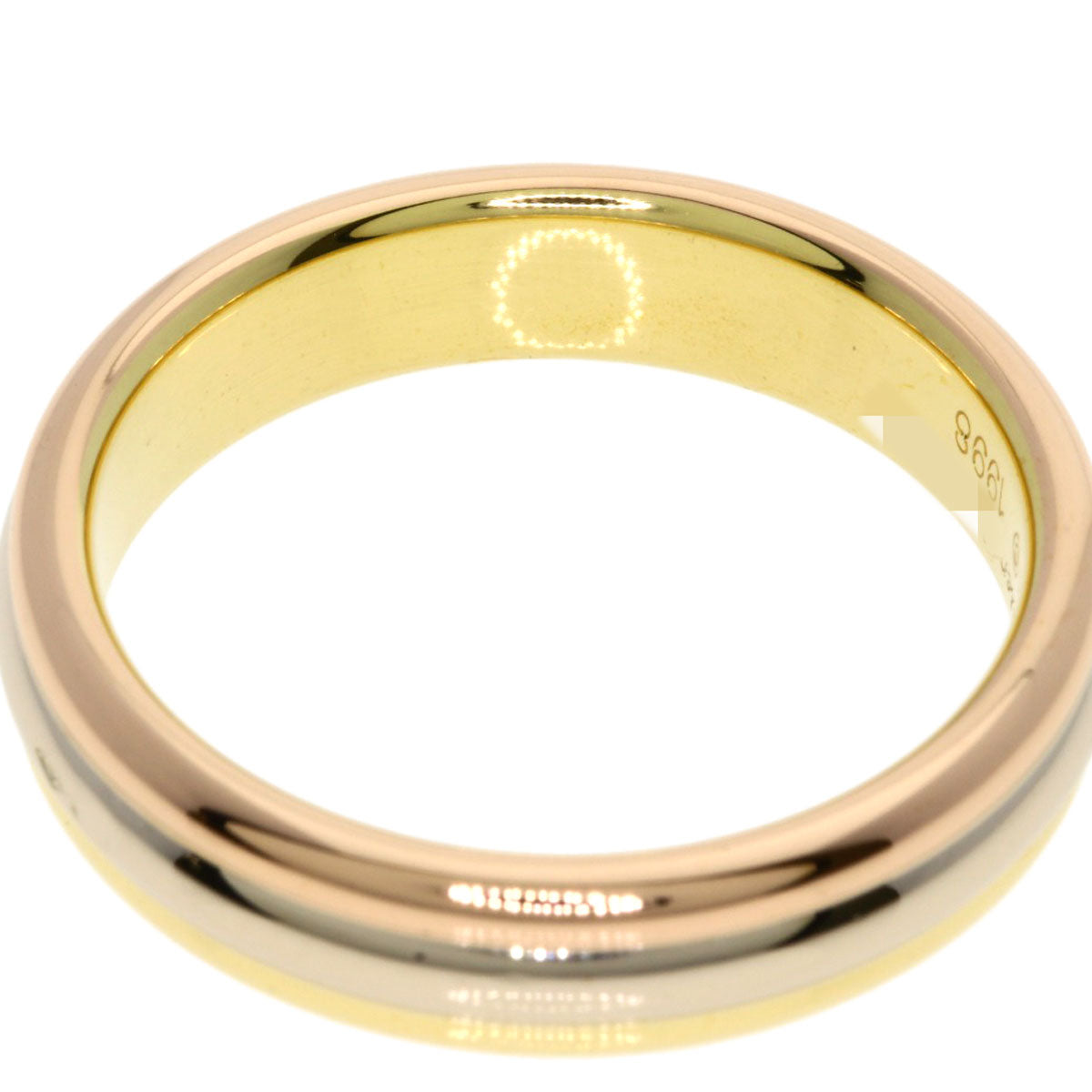 CARTIER Three Color Wedding #57 Ring K18 Yellow Gold K18 White GoldLadies [Used]