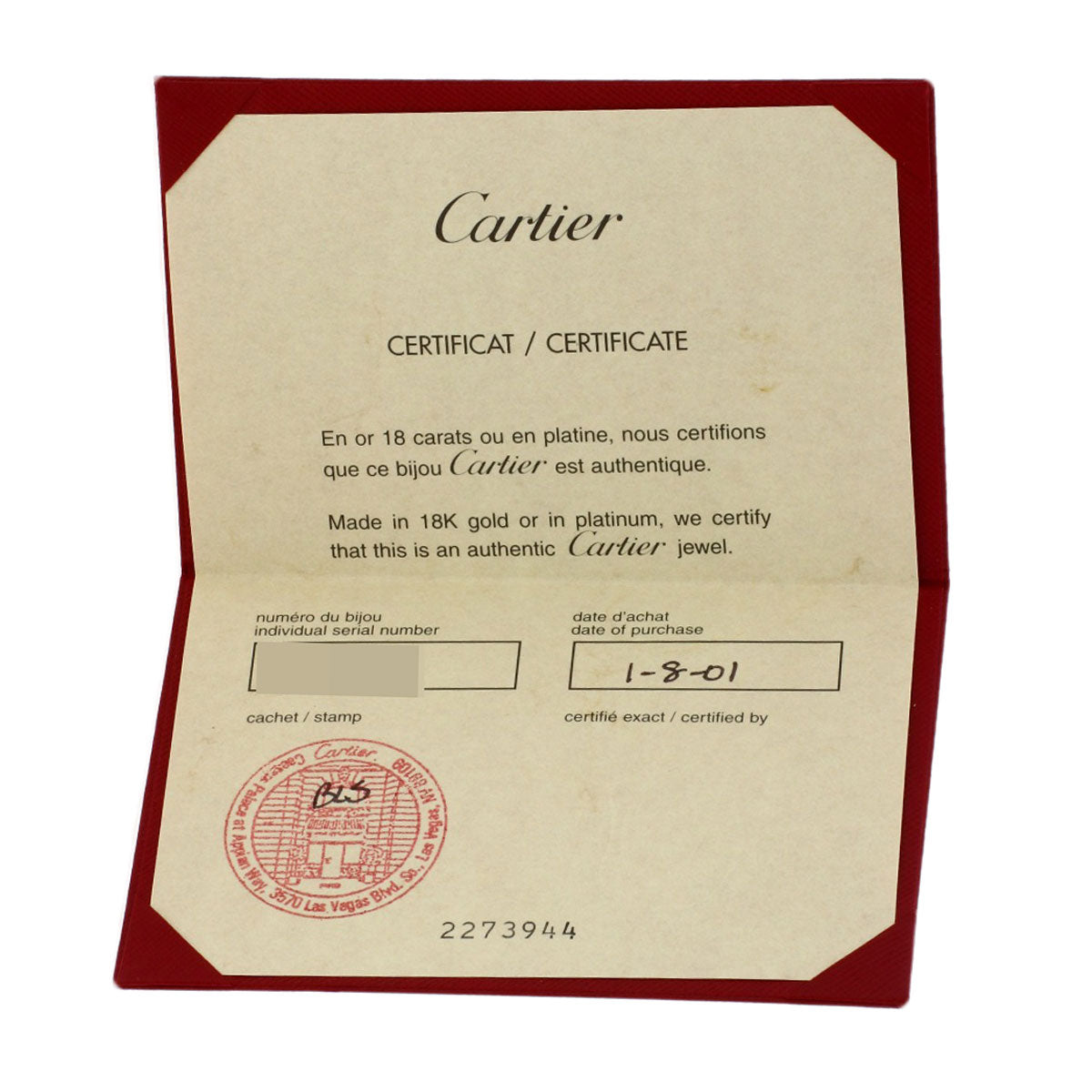 CARTIER Three Color Wedding #57 Ring K18 Yellow Gold K18 White GoldLadies [Used]