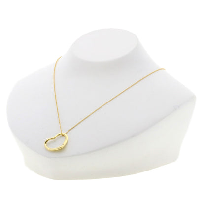 ティファニー オープンハート ネックレス K18イエローゴールド レディース 【中古】【TIFFANY&Co.】