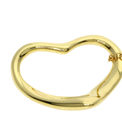 ティファニー オープンハート ネックレス K18イエローゴールド レディース 【中古】【TIFFANY&Co.】