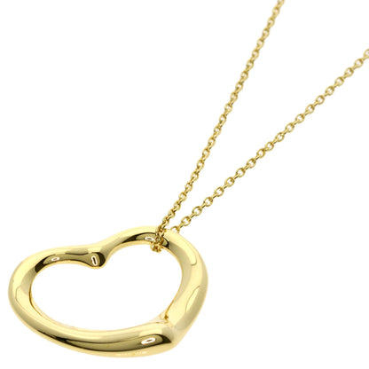 TIFFANY&Co. Open heart Necklace K18 Yellow Gold Ladies [Used]