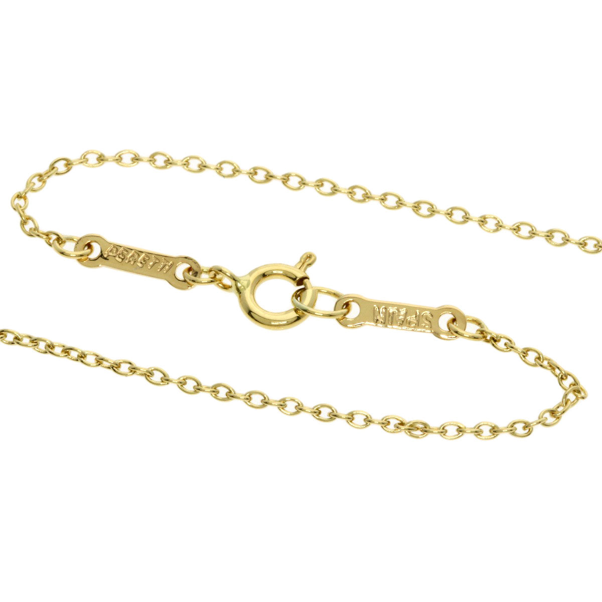 TIFFANY&Co. Open heart Necklace K18 Yellow Gold Ladies [Used]