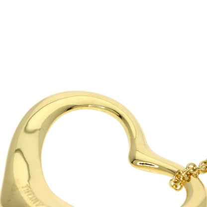 TIFFANY&Co. Open heart Necklace K18 Yellow Gold Ladies [Used]