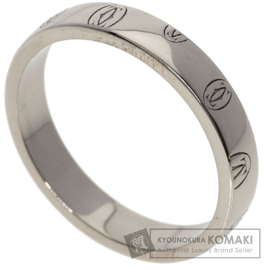 CARTIER Happy birthday # 60 Ring K18 White Gold Ladies [Used]