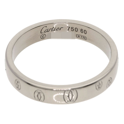 CARTIER Happy birthday # 60 Ring K18 White Gold Ladies [Used]