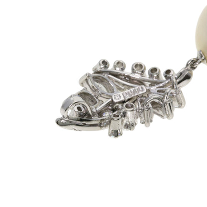 ミキモト パール 真珠 ダイヤモンド ペンダントトップ プラチナPT900 レディース 【中古】【MIKIMOTO】