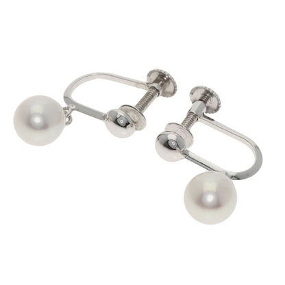 TASAKI Pearl Pearl Earring K18 White Gold Ladies [Used]