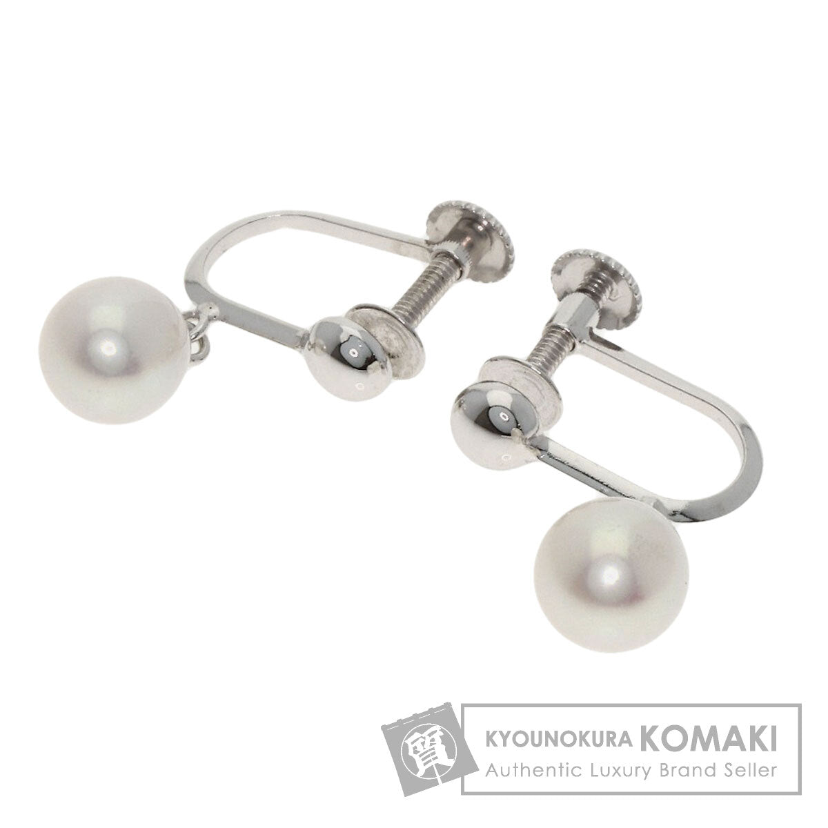 TASAKI Pearl Pearl Earring K18 White Gold Ladies [Used]