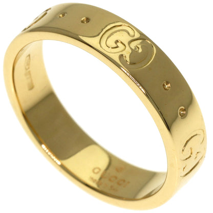 GUCCI Icon # 7 Ring K18 Yellow Gold Ladies [Used]