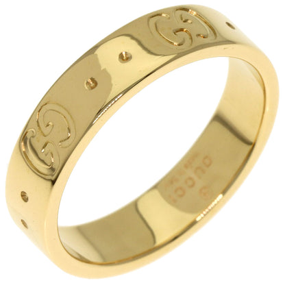 GUCCI Icon # 7 Ring K18 Yellow Gold Ladies [Used]