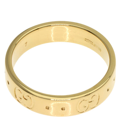 GUCCI Icon # 7 Ring K18 Yellow Gold Ladies [Used]