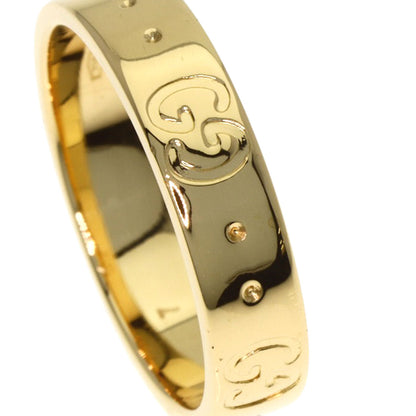 GUCCI Icon # 7 Ring K18 Yellow Gold Ladies [Used]