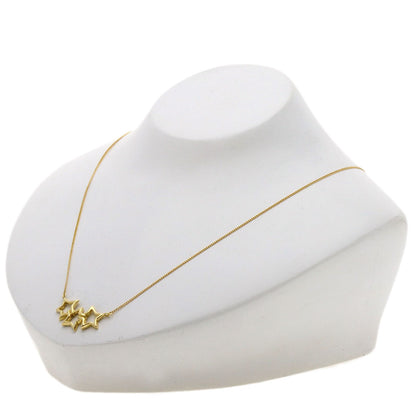TIFFANY&Co. Triple star Necklace K18 Yellow Gold Ladies [Used]