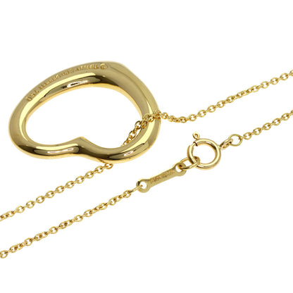 TIFFANY&Co. Open heart Necklace K18 Yellow Gold Ladies [Used]