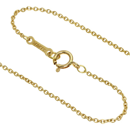 TIFFANY&Co. Open heart Necklace K18 Yellow Gold Ladies [Used]