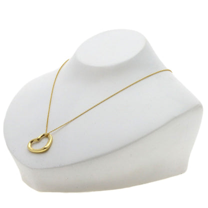 TIFFANY&Co. Open heart Necklace K18 Yellow Gold Ladies [Used]